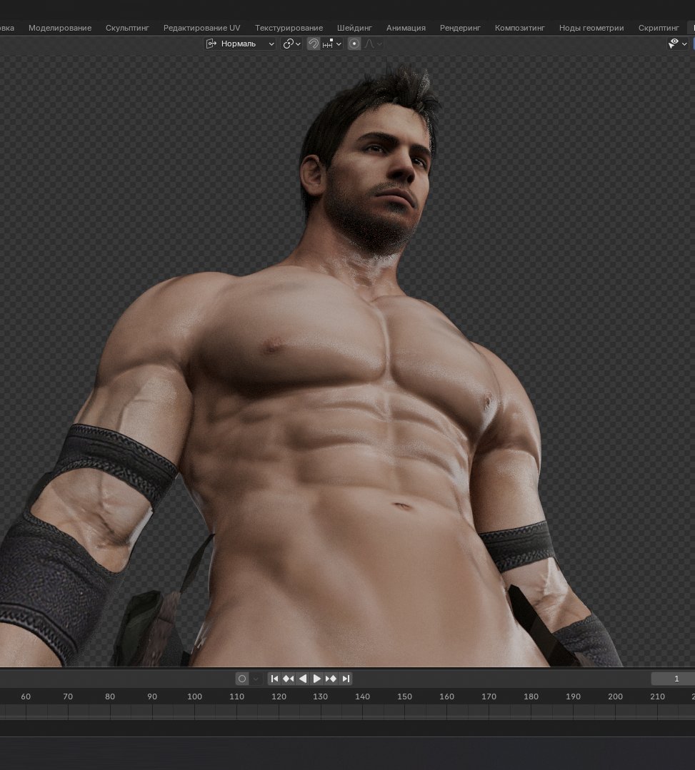 dofordaz's tweet photo. Chris Redfield Resident Evil 5 model — DONE
For Blender and Daz Studio.

#ChrisRedfield #ResidentEvil5 #ResidentEvilㅤ #b3d #dazstudio #REBHFun https://t.co/pOWW6yKFf0