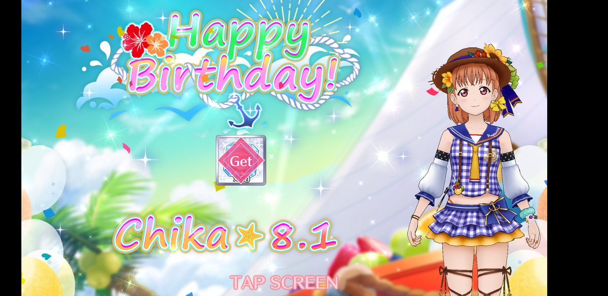 sweetcandy1994's tweet photo. #高海千歌誕生祭2026
 #高海千歌生誕祭2026
🎉🎂Happy Birthday 🎂🎉
  千歌ちゃん 从c*^ヮ^§ 🍊 https://t.co/2eBkwyiWHM