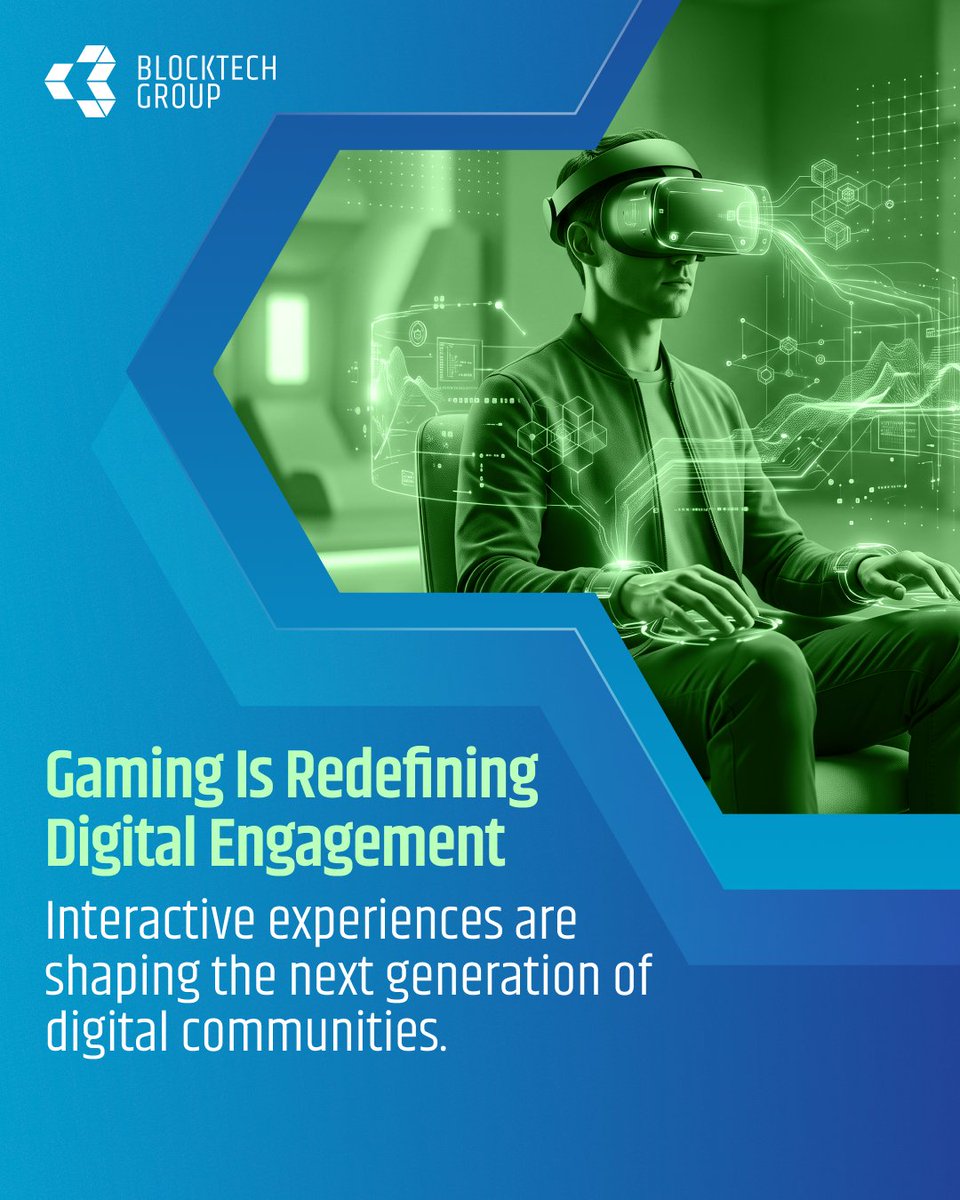 blocktechgroup's tweet photo. Gaming continues to influence how users interact, collaborate, and create value online. 
From digital ownership to connected economies, its impact extends well beyond entertainment.
https://t.co/Py5dj7JQJY 🎮

💡#Gaming #Web3Gaming #DigitalCommunities #Innovation https://t.co/or4gBt3PD9