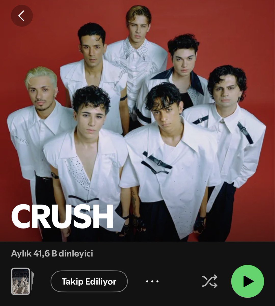 ChartCRUSH's tweet photo. CRUSH!, ilk şarkılarının yayınlanmasının ardından sadece 3 saatte 41,6 bin aylık dinleyiciyle çıkış yaptı! 🎉 https://t.co/A36kVTp6Jc