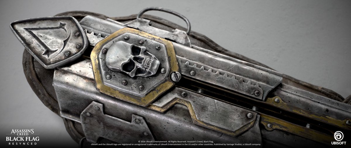 AccessTheAnimus's tweet photo. Here is an HD detailed look at Edward Kenway's Hidden Blades in  🏴‍☠️ Assassin's Creed Black Flag Resynced 🏴‍☠️ ! https://t.co/SzLba55aAD