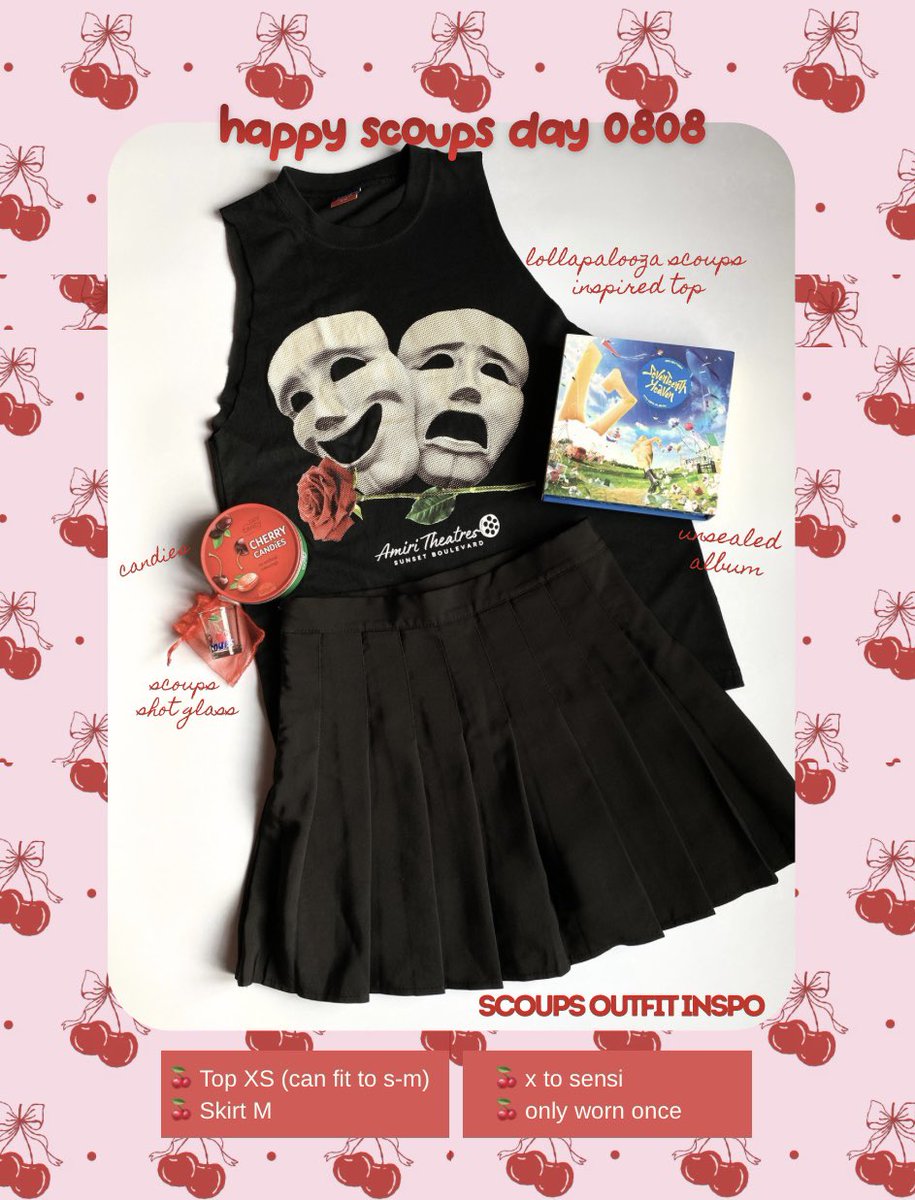luckycart__'s tweet photo. giveaway for #SCOUPS bday.ᐟ🍒⭐️🇵🇭

🍒 1 winner of jeongcheol tote bag 
🍒 1 winner of scoups ins ootd (x to sensi)

• mbf, like, rt this &amp; quoted tweet 
• willing to shoulder sf 
• ends on 08.08 

Drop ur fave pic of scoups + what prize do u want to get? 

#happy_SCOUPS_Day https://t.co/KqPZE3teel