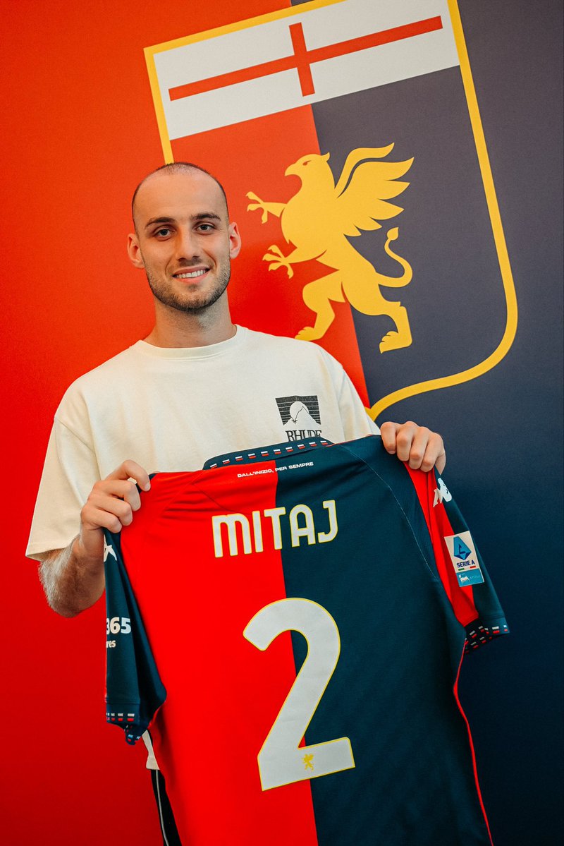 francGuerrieri's tweet photo. Cifre #Genoa-#Mitaj 🇦🇱🔴🔵
• Prestito a 2M
• Diritto di riscatto a 4,5M
• Nessun obbligo di riscatto https://t.co/YpQjwsd3Hu