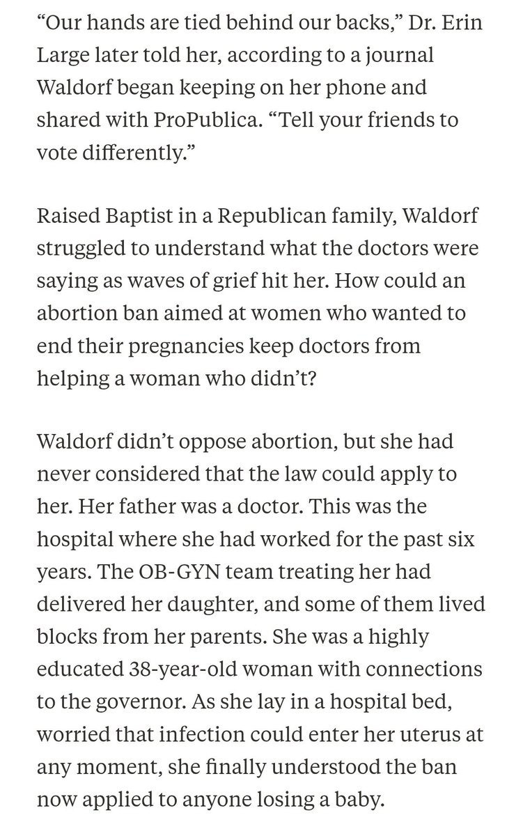 JessPected's tweet photo. So the very thing reproductive rights advocates had been sounding the alarm about. https://t.co/A1RzG30TEZ