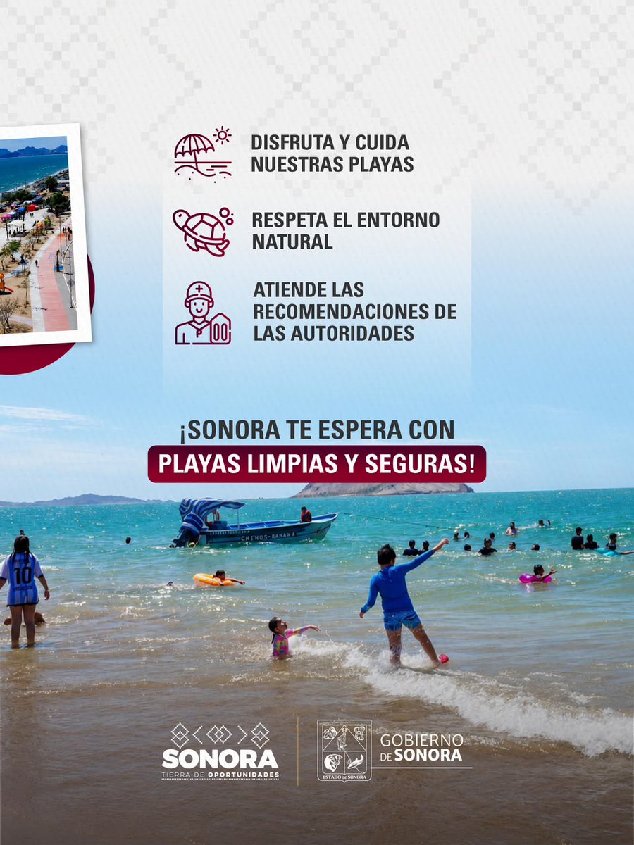 AlfonsoDurazo's tweet photo. Estas vacaciones, las playas de Sonora están listas para recibir a las familias.Cuentan con condiciones sanitarias adecuadas para disfrutarlas con tranquilidad.

Cuidemos juntas y juntos nuestras costas y vivamos unas vacaciones seguras. https://t.co/VHXte7yiwH