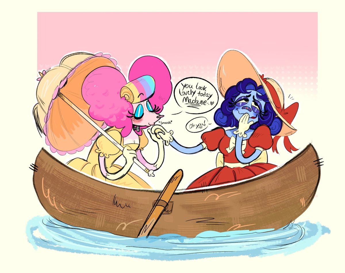 LSharkwonder's tweet photo. Pearl and Marri shenanigans ᐠ( ᐛ )ᐟ

@Mayoz_wap 

#Welcomehomepuppetshow #welcomehomearg #welcomehomeocart #fanart #frenchpeople https://t.co/ooEfjCBu7T