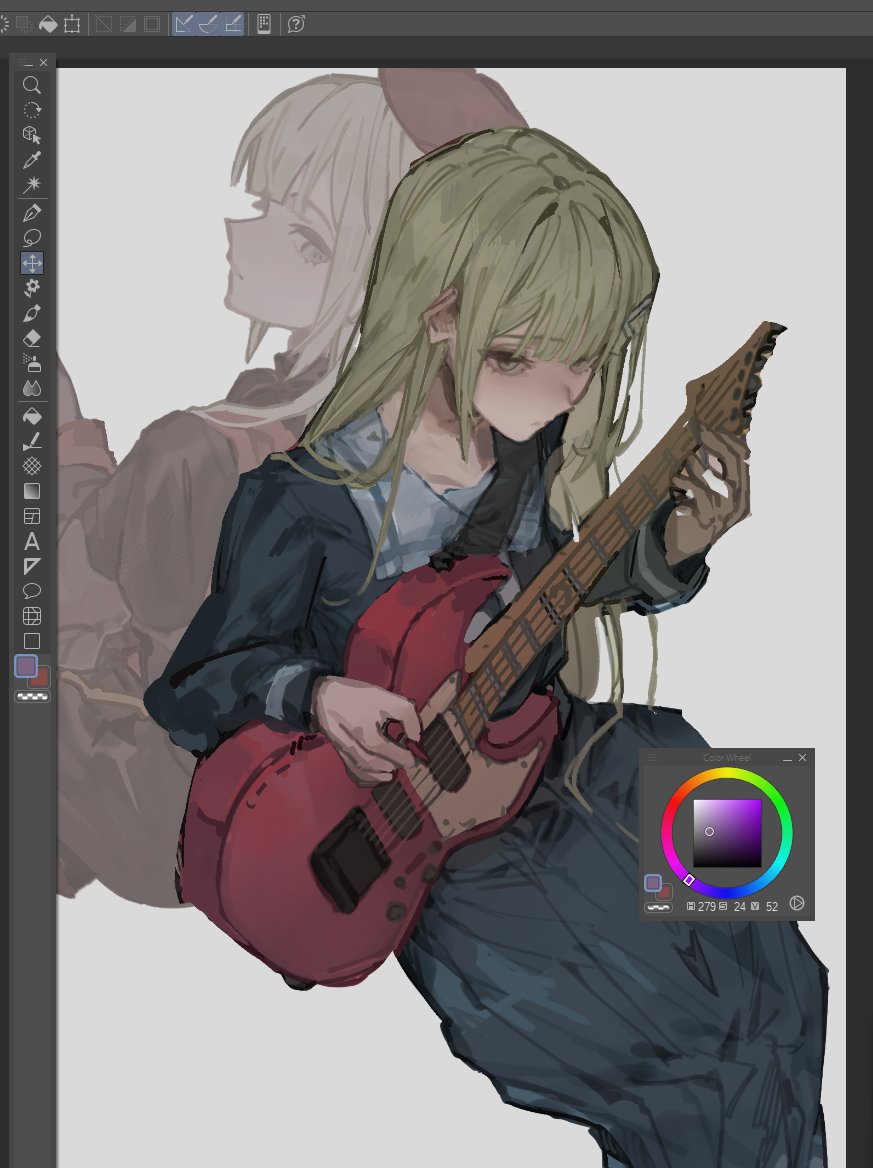 flying_frappe's tweet photo. mutsu chan wip 
#若葉睦 #AveMujica https://t.co/NyHX6IJQt0