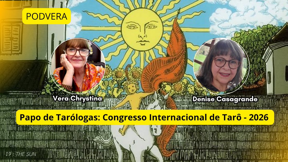 VeraTarot's tweet photo. 🎙️ Podcast Especial | Congresso Internacional de Tarô 2026 https://t.co/yw7P8DqKWG via @YouTube https://t.co/WLaQya5cNe