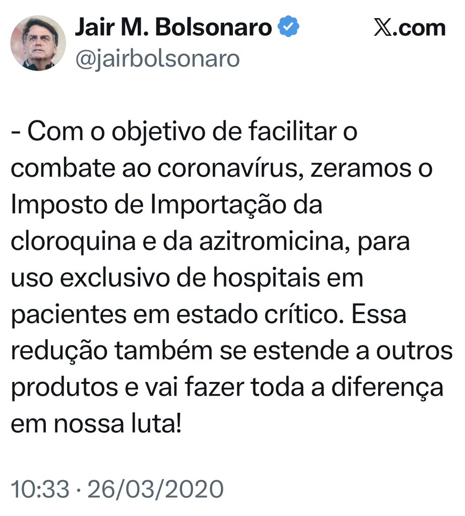 Jakelyneloiola_'s tweet photo. Bolsonaro sempre estava certo. https://t.co/VS5102em66