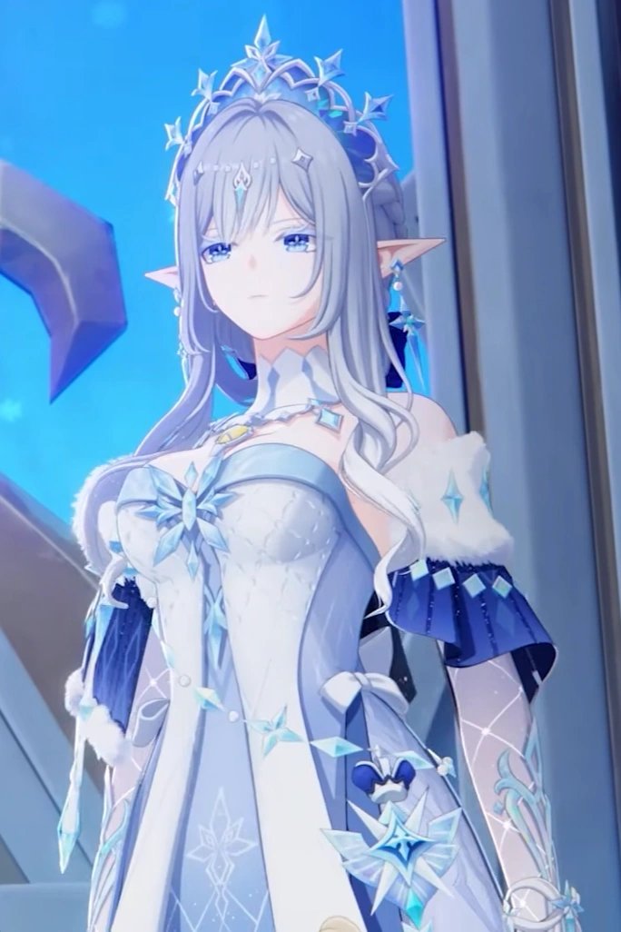 EliraEcwipse_'s tweet photo. I remember people were upset at how his bow doesn't fit his color scheme at all. Aside from it being Snezhnaya themed and matching her majesty, I am GLAD he got a bow that is a gift that keeps on giving and I am PROUD to be the owner of that bow since the first day https://t.co/S4NgFXoezW