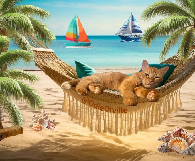 OdieOrville's tweet photo. Happy Fri-Yay, pals! 😺👋

I think it's obvious what my weekend plans are. I'm definitely in Fri-Yay mode. 😹

What are your weekend plans?

 “Friday is like a superhero that always arrives just in time to stop me from savagely beating one of my coworkers with a keyboard.” – Rico https://t.co/b2W7U6CycJ