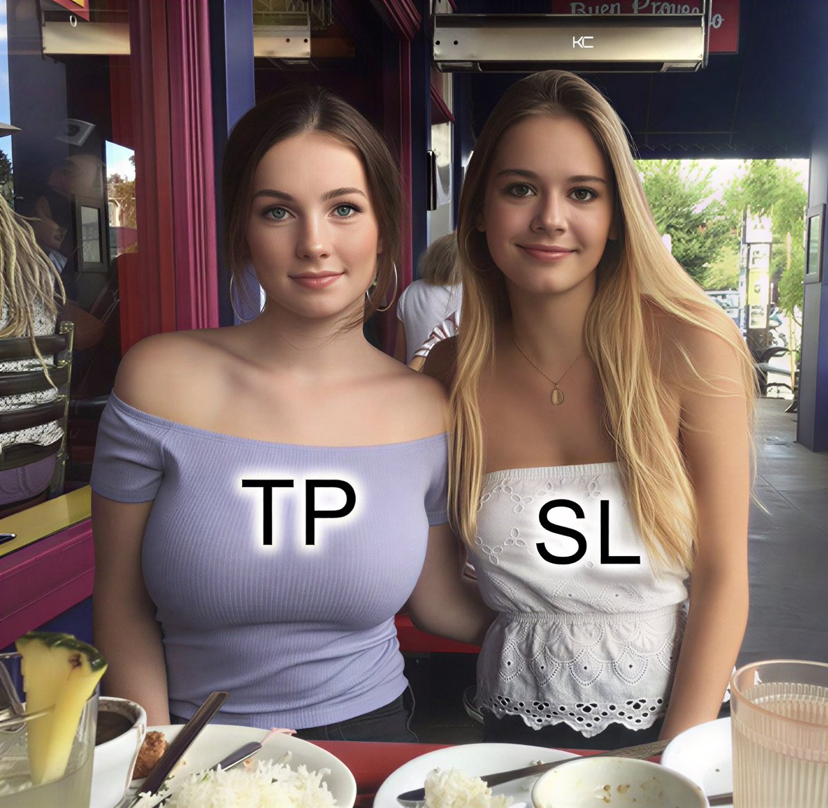 kunoo's tweet photo. Take profit vs stop loss 😂 https://t.co/rFKqS5XYqq