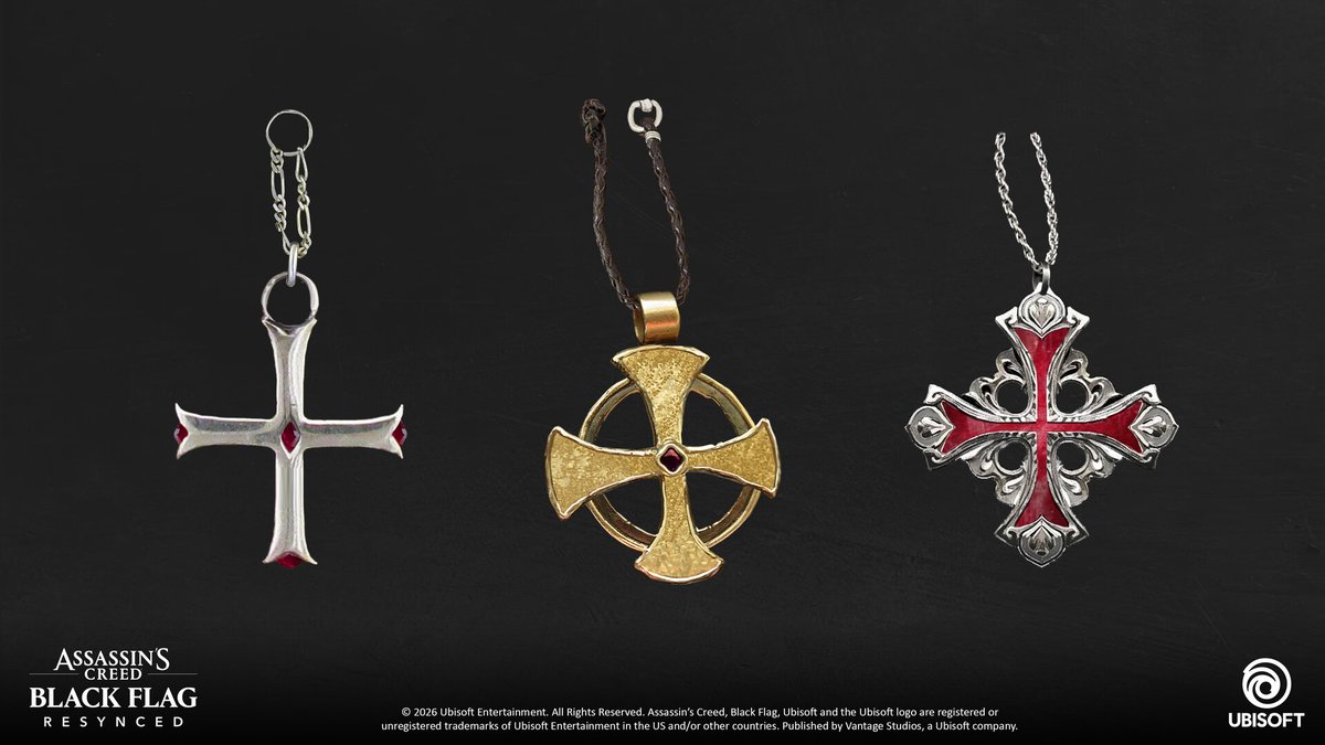 AccessTheAnimus's tweet photo. Here is a look at some concepts for the Trinkets in  🏴‍☠️ Assassin's Creed Black Flag Resynced 🏴‍☠️ by Concept Artist Charlie Thorpe! https://t.co/gW9NLI83Y0