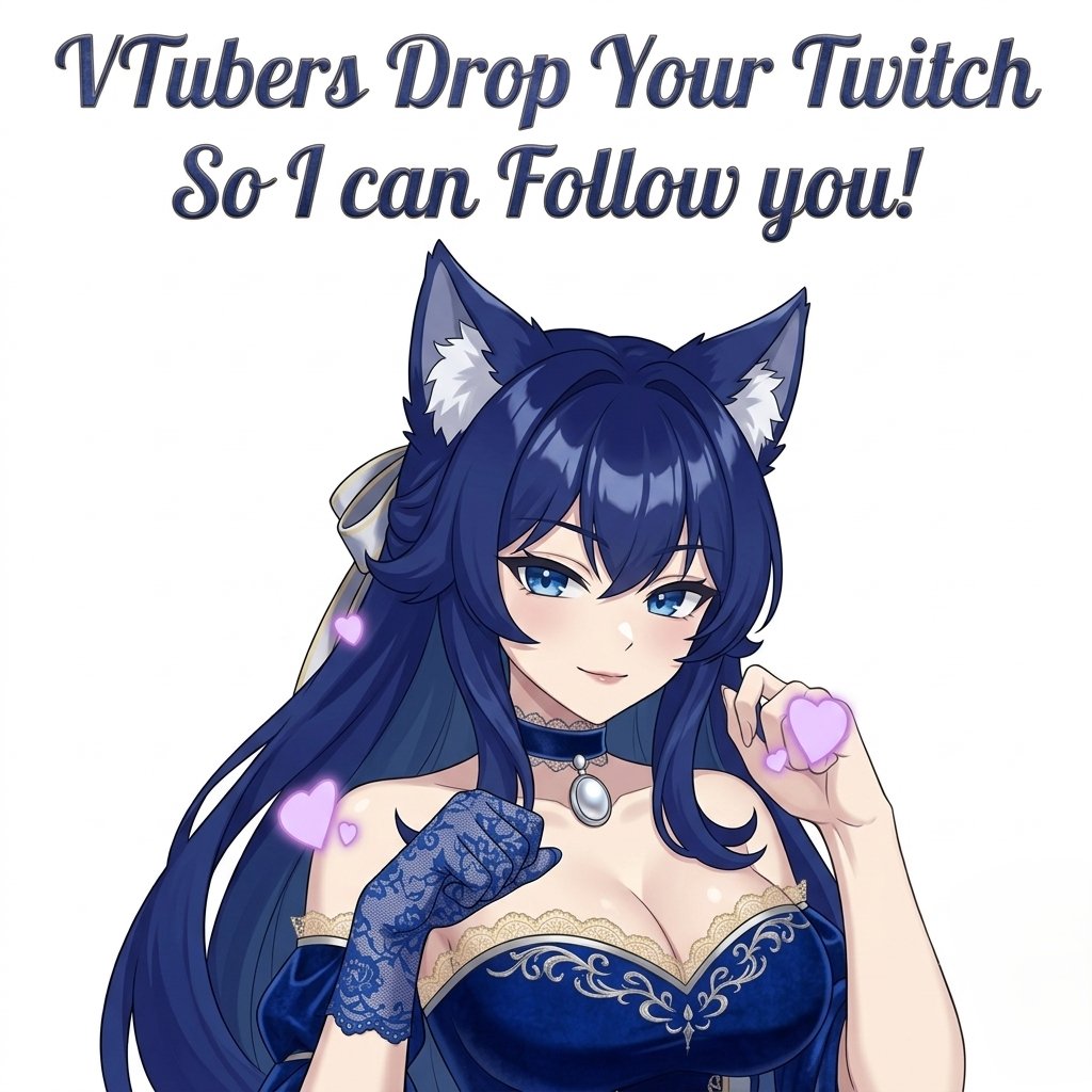 Elaramayx's tweet photo. Looking for new VTuber friends! Drop your Twitch link so I can give you a follow 💙

#TwitchStreamer #TwitchVTuber #SupportSmallStreamers #SmallStreamerCommunity #TwitchCommunity https://t.co/VgwAbxa4ql