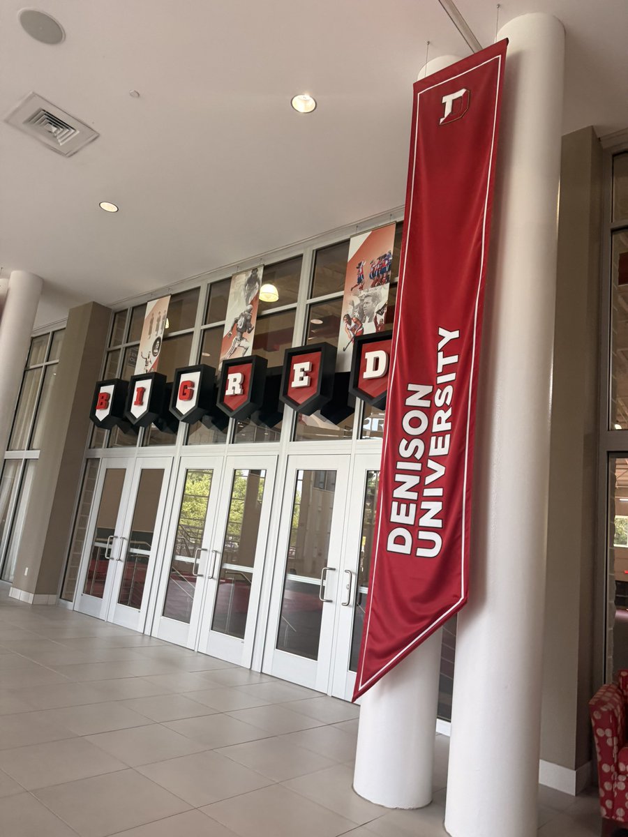 danilonarv47159's tweet photo. Blessed to have the opportunity to visit @DUFootball today! I loved the atmosphere and getting to experience everything Denison has to offer. Huge thank you to @DWilliams1327 and the coaching staff for welcoming me in and making me feel at home. Excited for what’s ahead! #RollDenny #classof27 
@PrepRedzoneFL