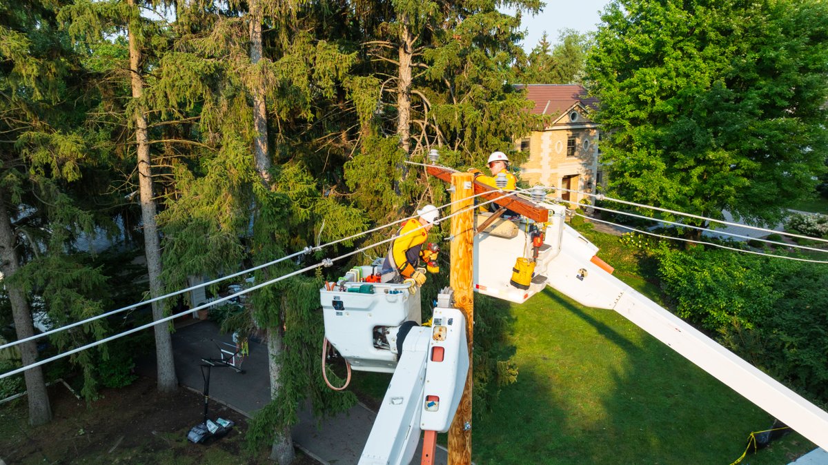 ComEd's tweet photo. We have restored power to more than 99% of the 530,000 customers affected by severe weather and multiple tornadoes that swept through our service territory. Our crews mobilized roughly 3,400 workers, who have been working day and night since Monday afternoon to restore power as quickly and safely as possible. 

We’re grateful to the field crews and support teams who worked around the clock this week to repair damage and restore service, and we thank our customers for their continued patience.

We’re also providing additional support and resources to communities that remain affected by the storm.

Scattered rain showers are developing across our service territory, and we are closely monitoring weather conditions to assess any potential impacts to ongoing restoration efforts. The work is not done, and we will not stop until all customers are restored.

For the latest status updates in your area, visit https://t.co/Uly2VEUv6y or https://t.co/MJQeQozpeb to track your outage. If you need to report an outage, visit https://t.co/XjY8vjsh8t