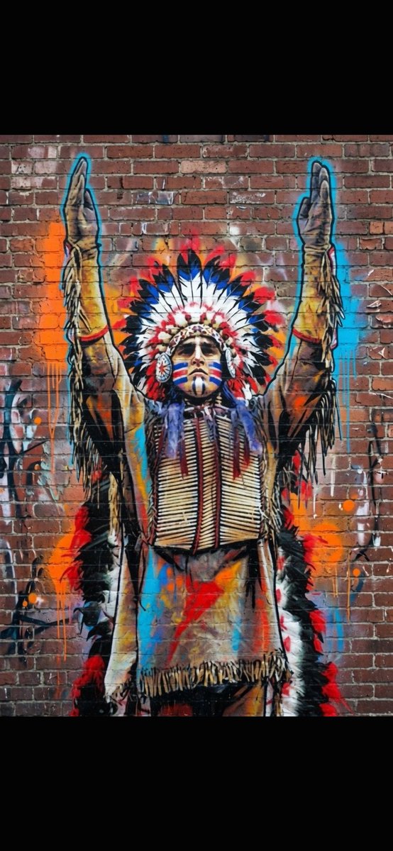 rachford91787's tweet photo. I don't know who did this artwork or where it is located but it is awesome and @IlliniAthletics needs to BRING BACK THE CHIEF!!!! #longlivetheChief https://t.co/KgcugQnLy0