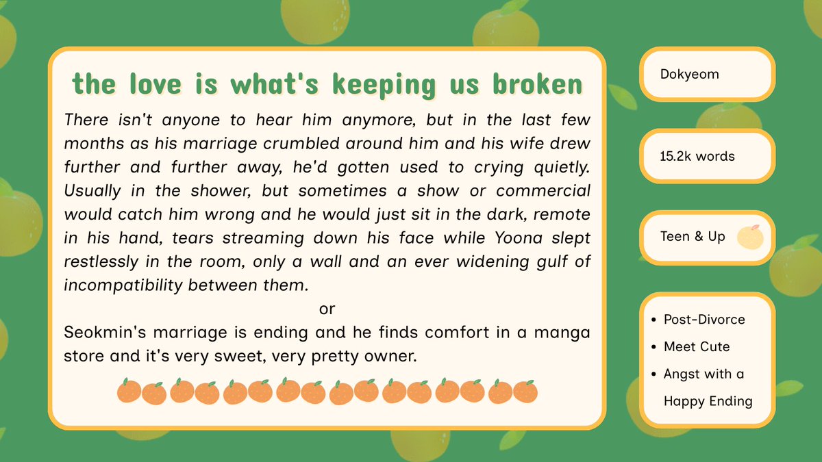 boorarepairfest's tweet photo. 💔the love is what's keeping us broken💔

💔Ldk/Bsk
💔Angst with a Happy Ending
💔Rated T
💔One-Shot

https://t.co/MFwbeBYcPQ https://t.co/xRVELDfTl6