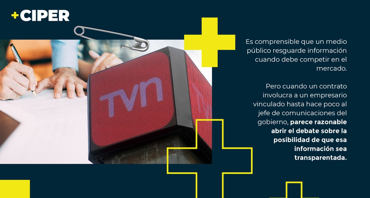 ciper's tweet photo. 📺 TVN decidió no transparentar su contrato con Porcel TV, empresa de un exsocio del director de la Secom, Felipe "El Yeti" Costabal, figura central en las campañas electorales del Presidente José Antonio Kast y del Partido Republicano. Conoce más aquí: https://t.co/UBN7KtMsC9