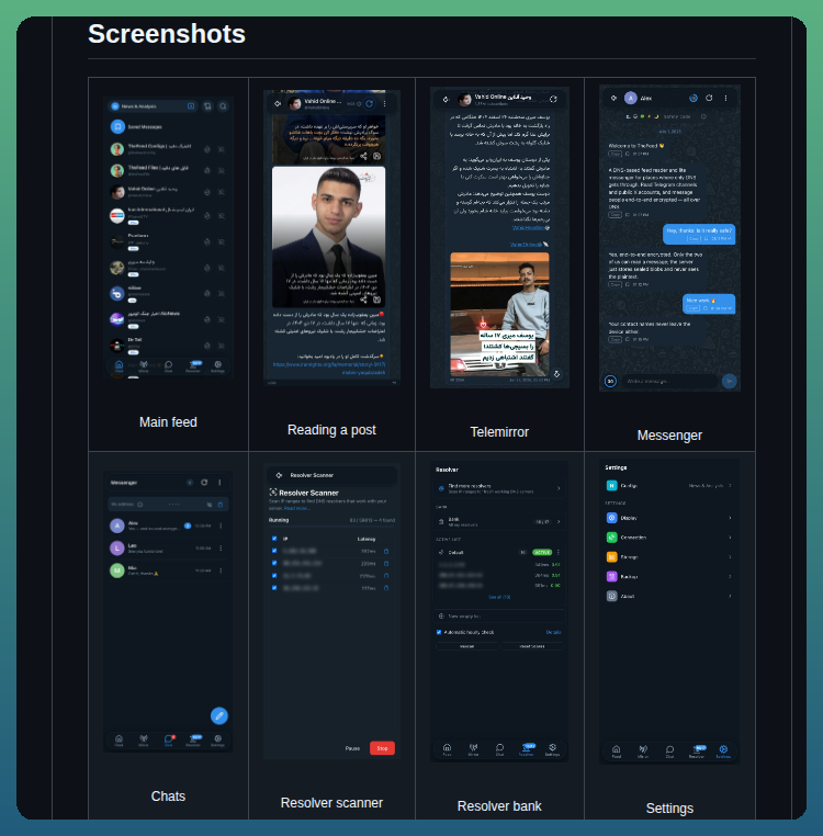 DNS 쿼리만을 사용하여 Telegram 채널 및 공개 X 계정을 읽고 종단간 암호화 (end-to-end encrypted) 메시지를 대표 이미지