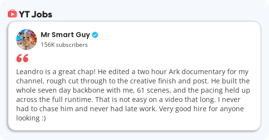 lpghiggi's tweet photo. @EricStruk long form editor here.
Take a look at my YT JOBS
https://t.co/znCw2wKqry https://t.co/epNGJnqrPd