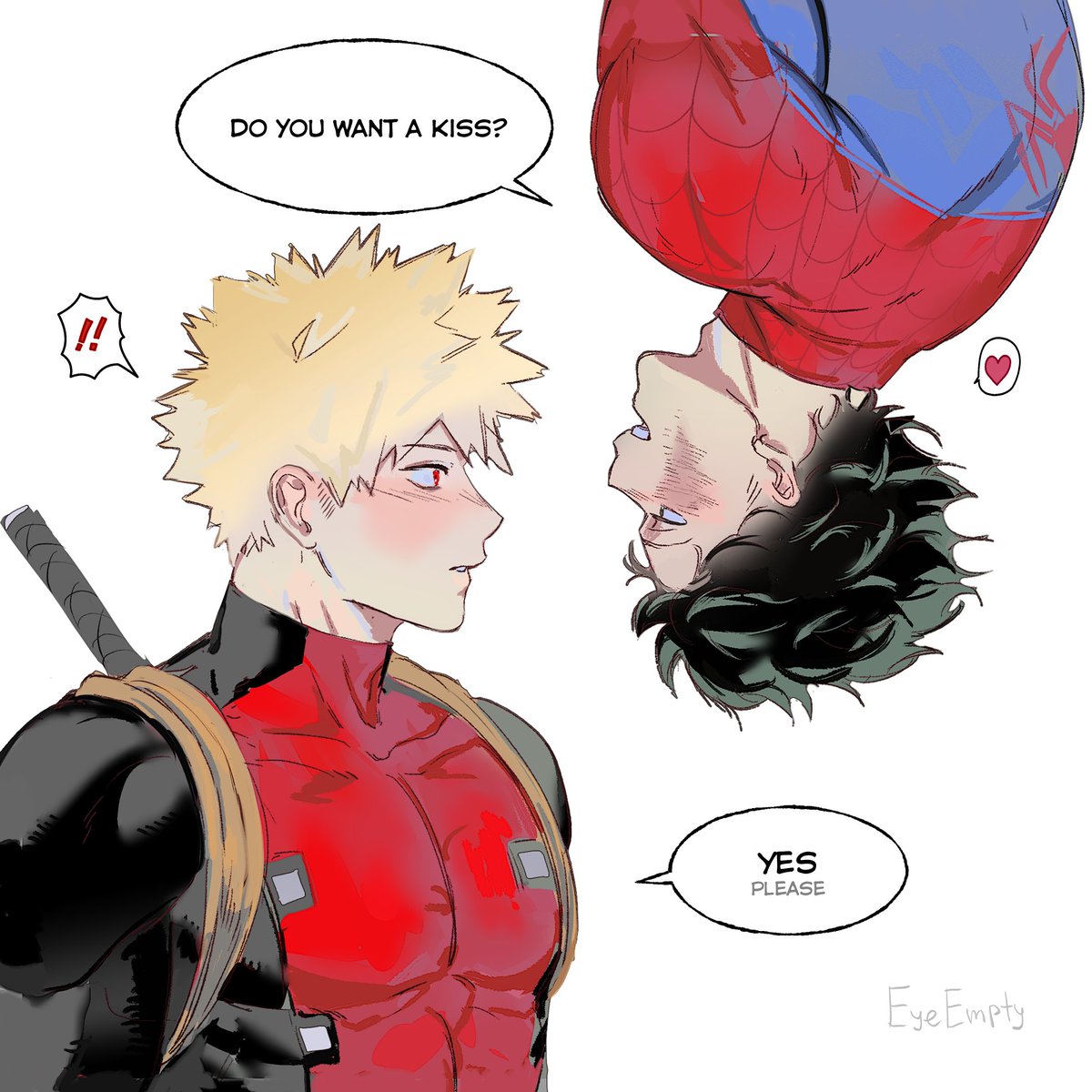 EyeEmpty's tweet photo. I've been wanting to finish this scene for a long time. Now is the best time.🥰 Read the fic "Never Was, Never Will" by thepoetaster with this au
#bakudeku #mha https://t.co/4etlRCzxzp