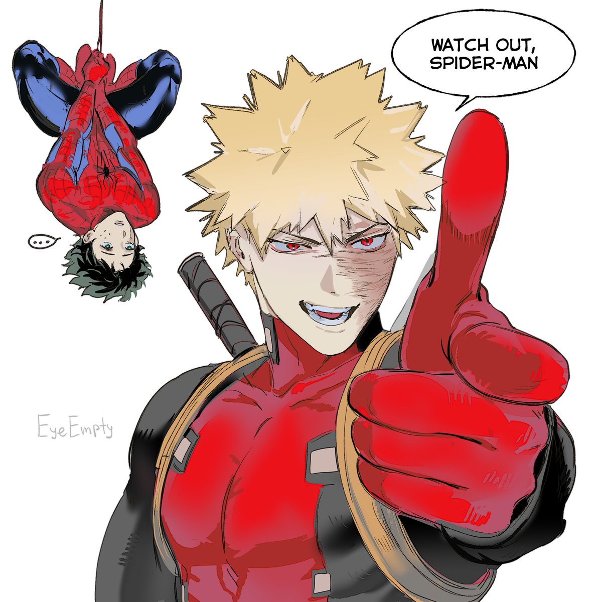 EyeEmpty's tweet photo. I've been wanting to finish this scene for a long time. Now is the best time.🥰 Read the fic "Never Was, Never Will" by thepoetaster with this au
#bakudeku #mha https://t.co/4etlRCzxzp