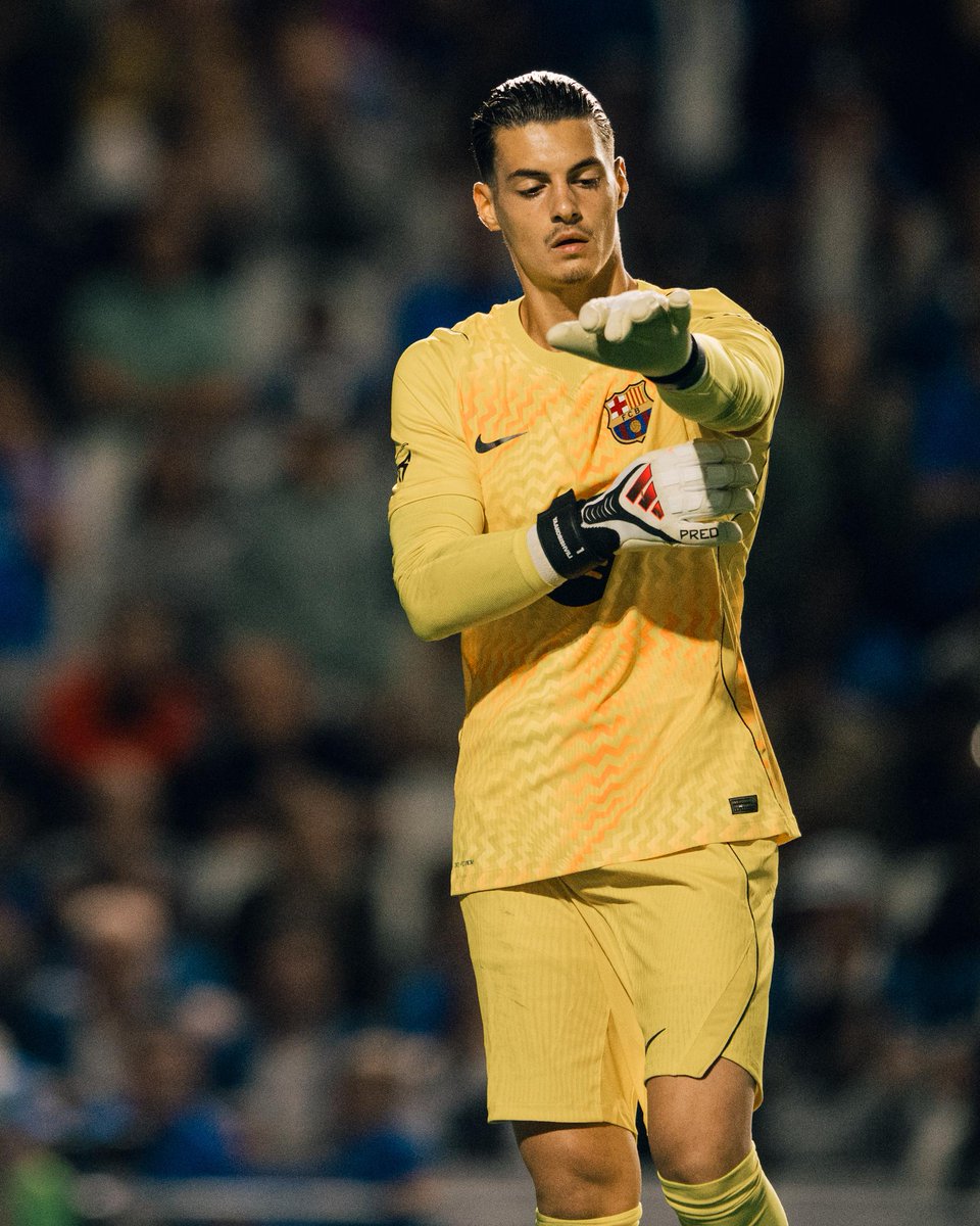 FCBarcelona's tweet photo. Two penalty saves for Yaako in the shootout. 🧤 https://t.co/Q4Vqm0hEZ4