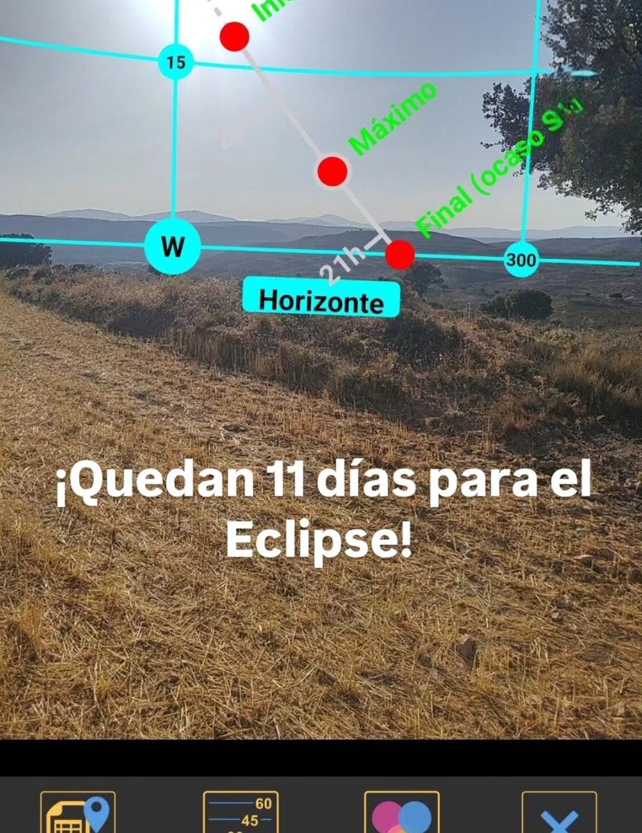 S_Abella's tweet photo. Si todavía no tienes elegido el lugar para observar el eclipse del miércoles 12, aún estás a tiempo: ve al lugar que te gusta a las 20:30 (el día del eclipse, el Sol estará un poco más a la izquierda y un poco más bajo que estos días). Si nada te impide ver el Sol. ¡Lo tienes! https://t.co/Gue82Oqgxl