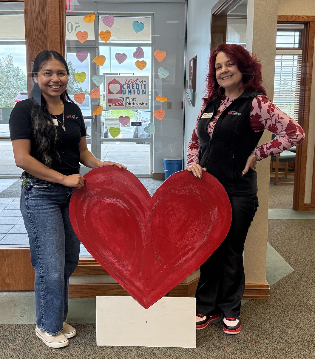 firstnebraska's tweet photo. 💙 What a great I Love My Credit Union Day! 💙

Thank you to everyone who stopped by today to celebrate with us! We loved reading your sticky notes and seeing all the reasons you love being an FNCU member. 📝

We hope you enjoyed a cookie too! 🍪

#ILoveMyCreditUnion https://t.co/3iBVjy09Gj