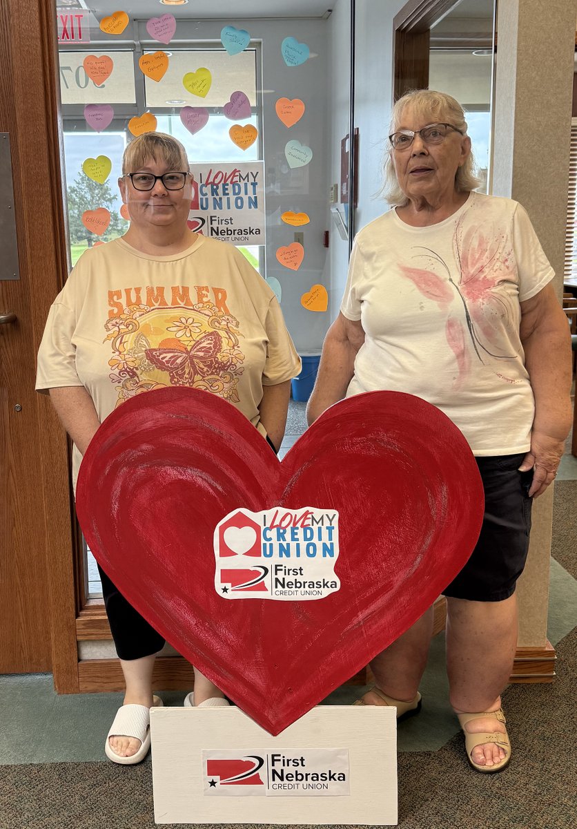 firstnebraska's tweet photo. 💙 What a great I Love My Credit Union Day! 💙

Thank you to everyone who stopped by today to celebrate with us! We loved reading your sticky notes and seeing all the reasons you love being an FNCU member. 📝

We hope you enjoyed a cookie too! 🍪

#ILoveMyCreditUnion https://t.co/3iBVjy09Gj