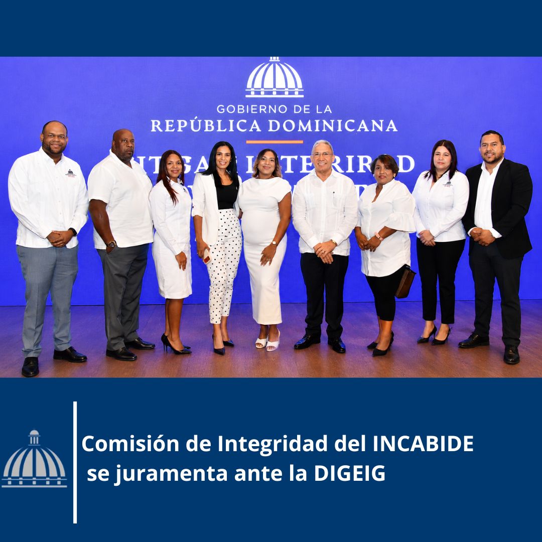 INCABIDERD's tweet photo. La Comisión de Integridad Gubernamental y Cumplimiento Normativo (CIGCN) del INCABIDE fue formalmente juramentada durante un acto organizado por la DIGEIG, junto a más de 100 comisiones y oficiales de integridad de distintas instituciones del Estado.
#INCABIDE #digeig https://t.co/x0g4Bh94XH