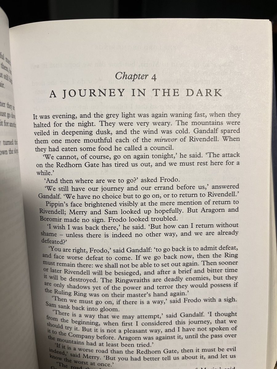 tmredmond's tweet photo. Read your kids the Lord of Rings when they’re young. Mine are 5 and 7 and they are totally enamored. And they’ve never encountered the stories before….so they have no idea what’s about to happen. https://t.co/f5Y9KCtkm9