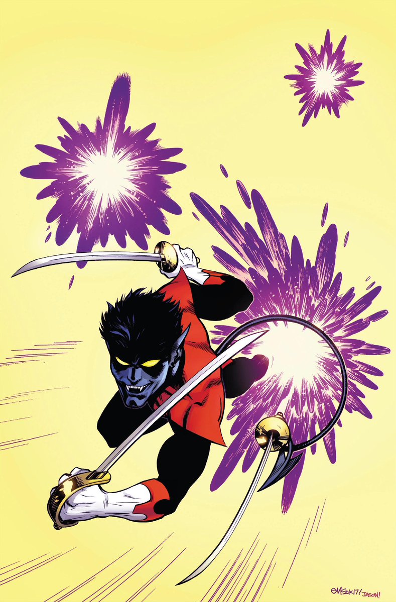 DailyMutantsX's tweet photo. Today’s Mutant of the day is Kurt Wagner A.K.A Nightcrawler!

First Appearance: Giant-Size X-Men #1 (April 1975)

Created by: Len Wein &amp; Dave Cockrum

Powers: Kurt teleports by BAMFing himself into the Brimstone Dimension, traveling through it, and then returning!
Plus he’s HOT!! https://t.co/AjJZivojQ5