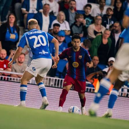 BouafifNour's tweet photo. From where Flick played Adeyemi last night, it kind of confirmed to me that he sees him as Lamine's backup and that he will mainly play on the right wing.

And considering Adeyemi was Flick's signing, I'm sure he trusts him more than Roony, so I don't really see the point of keeping Roony.

We signed him for less than €3m, so we can easily make a profit, call it good business and move on.