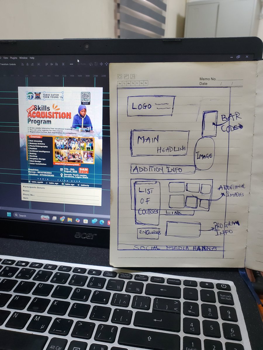 Realetrust's tweet photo. Designing with purpose. Creating with impact.

Proud to contribute my creativity to TABIO Catch Them Young ’26
Every design tells a story. This one tells a story of impact, opportunity &amp; empowerment. 🚀

#GraphicDesign #TABIOCTY2026 #DesignWithPurpose #SkillsAcquisition https://t.co/OzUM0sIfjB