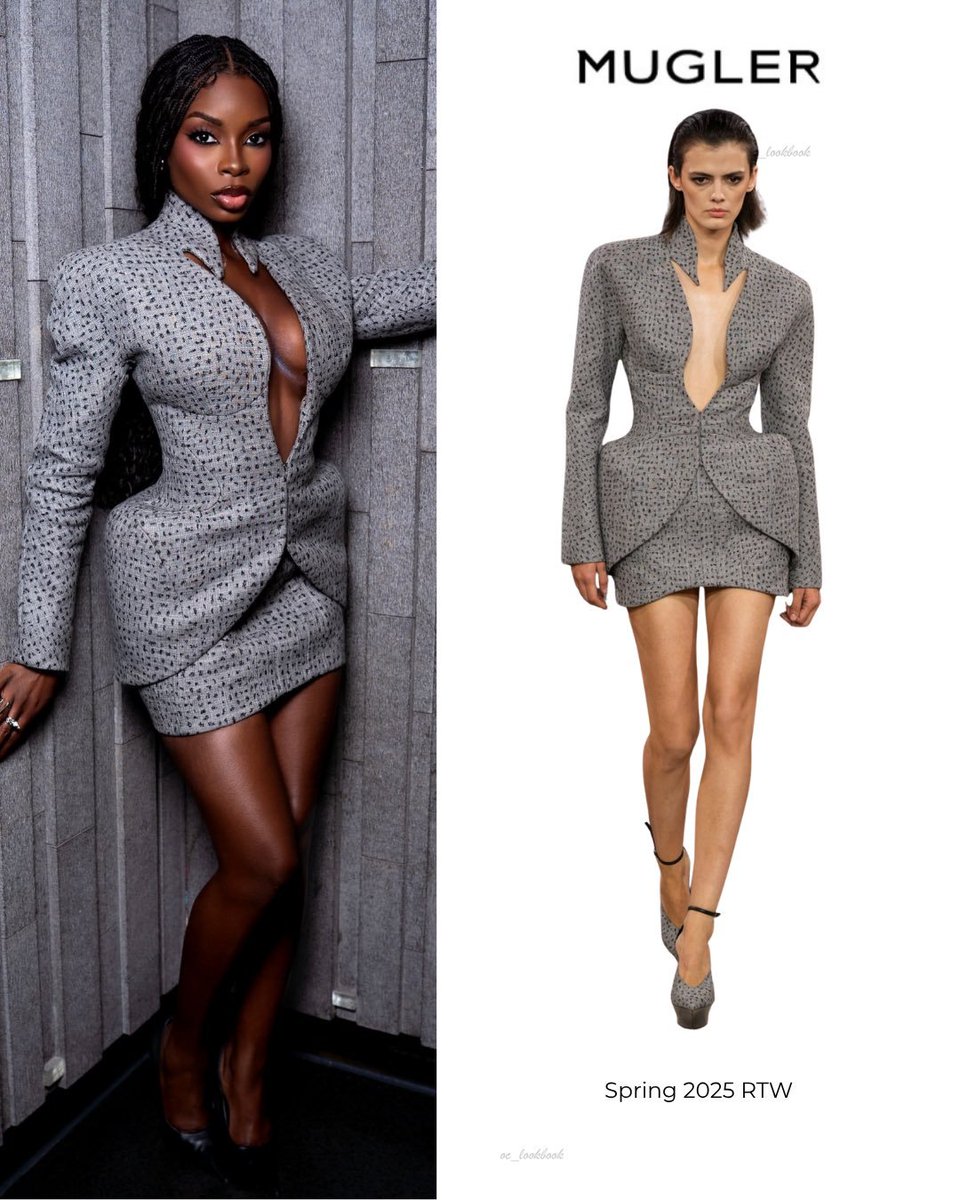 oc_lookbook's tweet photo. Olandria at TIME100 Gala 

Mugler - Spring 2025 RTW Collection https://t.co/szxgin3JSE