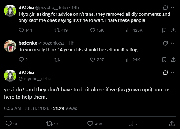 NoOnesBrother's tweet photo. any serious society would have this person locked in a padded room eating gruel for the rest of their life https://t.co/whSPvmo2es