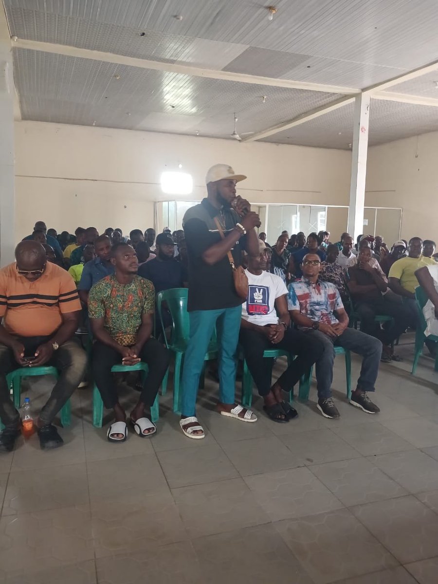 iamHSDickson's tweet photo. Today, the NDC Sagbama LGA Chapter had an expounded meeting with top LGA and ward officials, leaders, Assembly candidates and other members of our party to reappraise and reaffirm their support for me and for the NDC.

I thank the caucus leaders led by Prof.  Osusu, and all the Chairmen, leaders and our candidates for the efforts they are making, and for keeping the home-base intact in my absence, even in the face of unwarranted intimidation and harassment.

Some people are living in the past where they believe security agencies—the police, soldiers as well as armed thugs, will write results for them in connivance with INEC officials and where chairmen of councils will cordon-off LGA collation centres, write and announce fake results as they please. They will be shocked this time around. Every elected or appointed official has only one vote, and it is the vote of the people that will count in their communities, and we are fully on ground in all communities in Bayelsa State, Ijaw land and across the country. 

Again, I thank all leaders, officials, candidates and members of our great party in Sagbama LGA for their support, loyalty and commitment. I particularly thank Prof. Osusu, Hon. Salo Adikumo, the Chairman Macaulay, Ward Chairmen and other party officials for providing leadership and keeping our structures strong, united and active.

NDC all the way!

NDC - OWO BRA-BRA PARTY✌️

~HSD