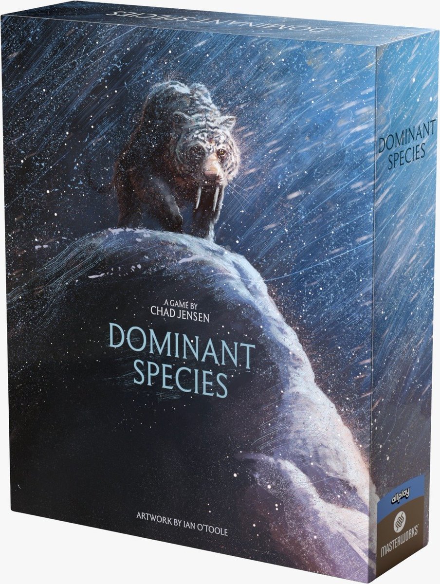 MishiGeek's tweet photo. Ya llevo tiempo diciendo que @AllplayHQ es la editorial más prometedora a nivel internacional. Parece que inician una nueva serie de juegos llamada #MASTERWORKS y el primer título será Dominant Species. https://t.co/EUWcOOAmUR