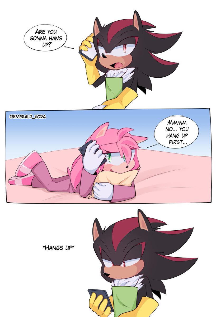 Emerald_Kora's tweet photo. Not like that! 😭 

#shadamy #shadowthehedegehog https://t.co/pEWTGEndMD