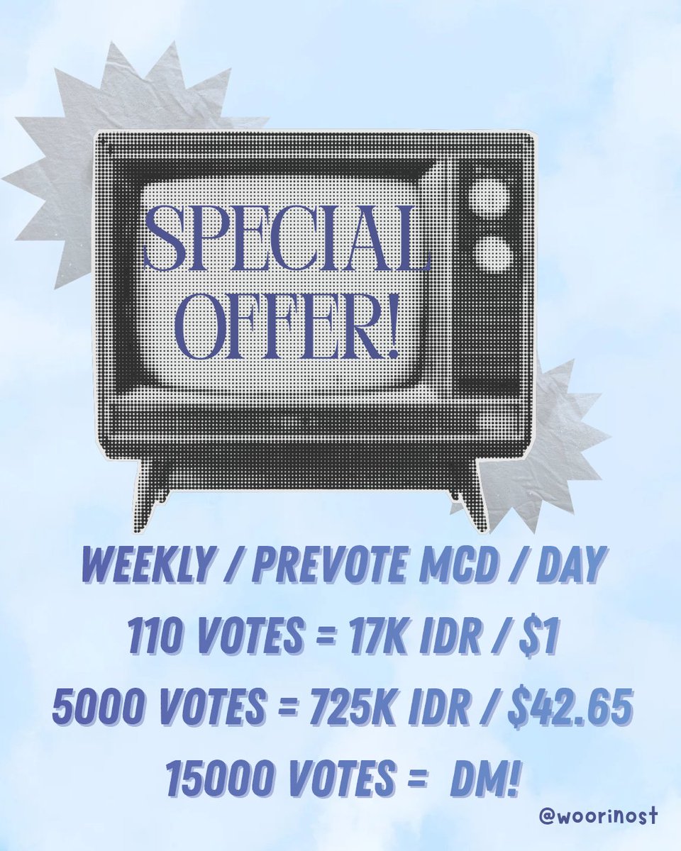 woorinost's tweet photo. WANT TO SELL SPECIAL PROMO —✦°
ꕤ*

DM or https://t.co/QUm2H4tNuj to ask or order

t. cortis motion jennie less than a lover blink coer youngK shut the door day6 mnet mcd mcountdown prevote wtb wts buy beli https://t.co/ipCAyeqogL