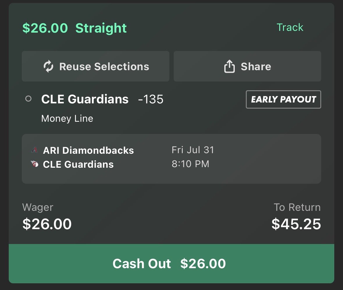 TP_Pickss's tweet photo. 🔥🔒 MLB LOCK OF THE NIGHT! 🔒🔥

LETS KEEP THE HEATER GOING! 😈

PLEY OF THE NIGHT! :

❤️ GUARDIANS MONEYLINE (-135)

RISK : 2.6 UNITS 😈💣

#Gambling𝕏 #mlb https://t.co/61njQ3eX0c