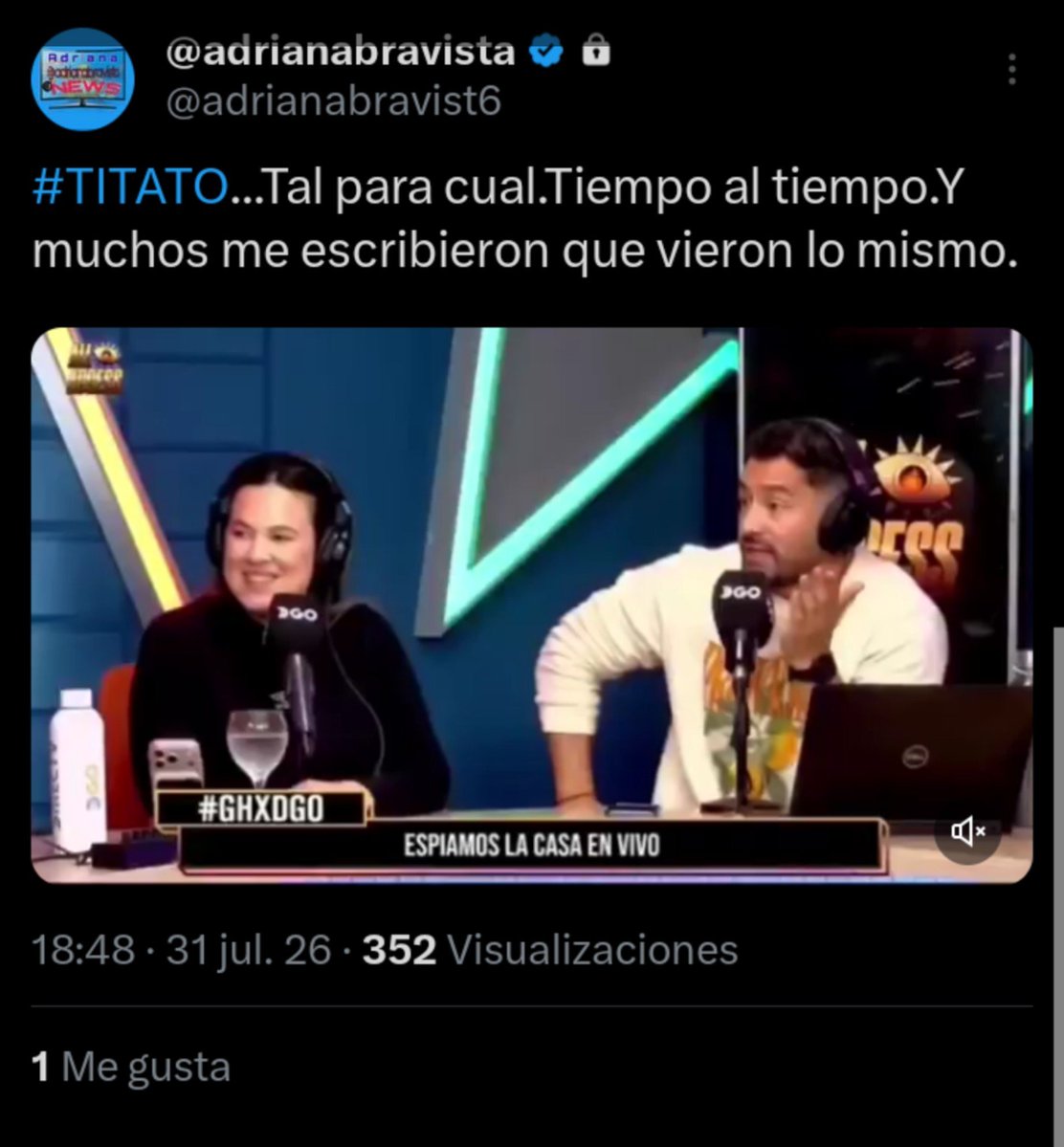 loyaltylali's tweet photo. cuando te sale todo mal y tú favorito está con la que vos no querés y empezas a ver fantasías 
JAJAJAJAJ les juro chicas no les da pena ya ? jajajaajajajaajjaa 
vamos #TiTATO jajajjajajaa #GranHermano https://t.co/1f9LWBNY6d