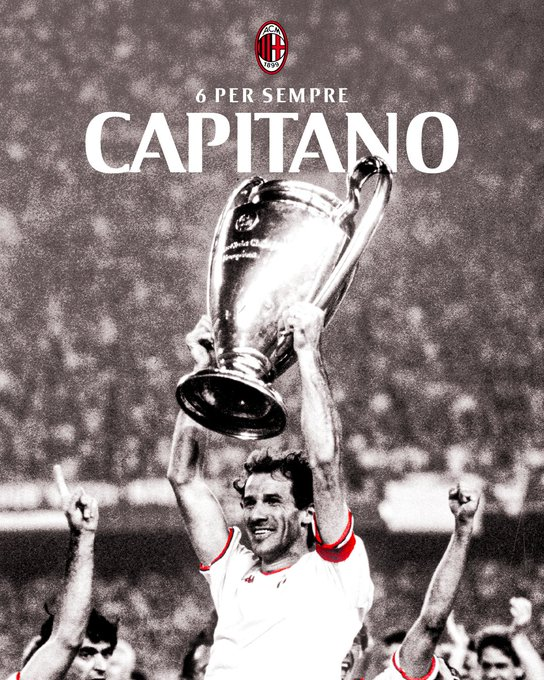 DandyFutbolari's tweet photo. Triste mes para el futbol

Nos deja UNO DE LOS MEJORES DEFENSAS DE LA HISTORIA DEL FUTBOL

Franco Baresi, a los 66 años ha fallecido. DEP Baresi

6 Scudetto, 3 Champions League

GANÓ el mundial de España 82, CON ITALIA!

LEYENDA ABSOLUTA del Milan y de Italia. ETERNO CPAITANO💔🐐 https://t.co/WBGBGry4Ko