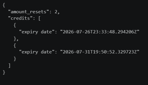cemgineer's tweet photo. @theo Exactly 30 days (720h) later. This Python code told me the exact time when it would reset. Used all already, so can't verify if it still works.
https://t.co/pORgC76OpT https://t.co/GDZrwNWTZt
