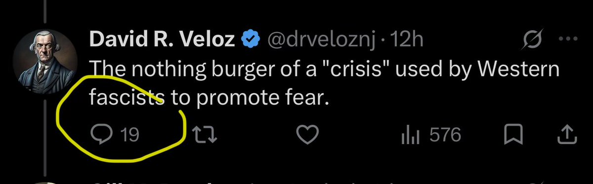 iamAxolotl's tweet photo. @drveloznj @nypost I know the embarrassing ratio hurts, sizzle-chest. But no need to be rude. https://t.co/7QipYC8fXr