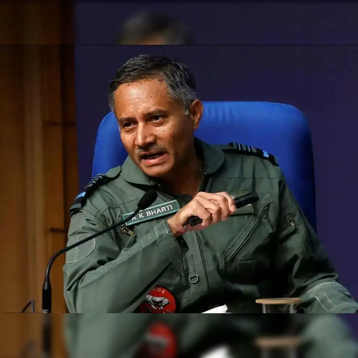 WarMonitorINTL's tweet photo. Air Marshal A. K. Bharti retires from the Indian Air Force. https://t.co/PqwE84Im1S