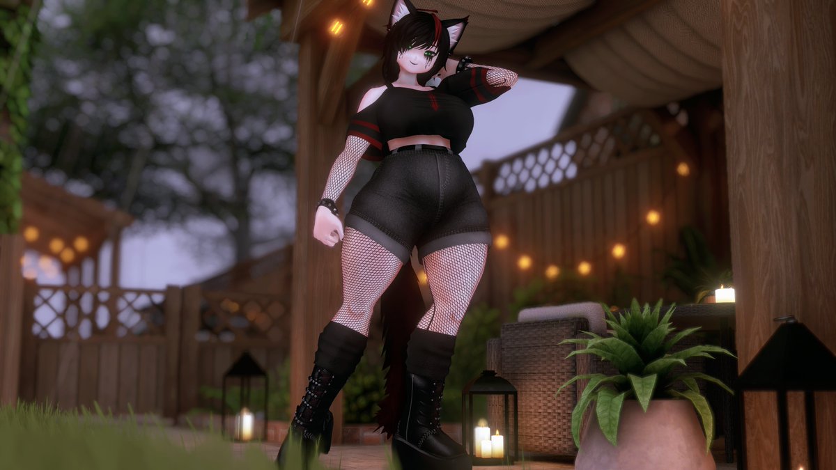 UserUnknownVR's tweet photo. I'm glad people like the new outfit~

#VRChat #VRChatPhotography https://t.co/tqyTbDUQh1