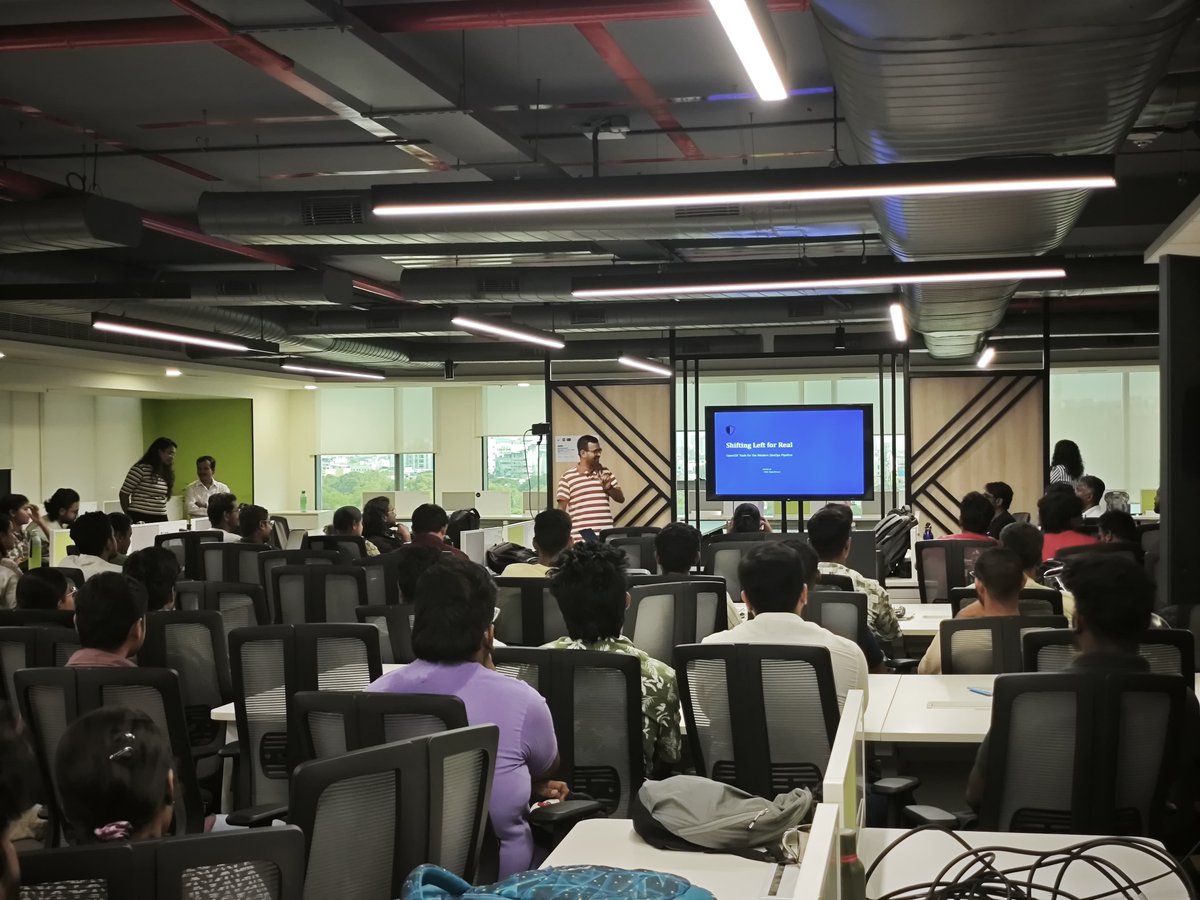 FOSSChennai's tweet photo. First talk just started! ๐จ
August 2026 Meetup - FOSSUnited Chennai x From Dev to Ops
Register yourself to the live stream via this link
https://t.co/LejQ7JL1Ra
#FOSSUnited #FOSSUnitedChennai #FromDevToOps #CloudNative #OpenSource #AI https://t.co/jI35j57LI8